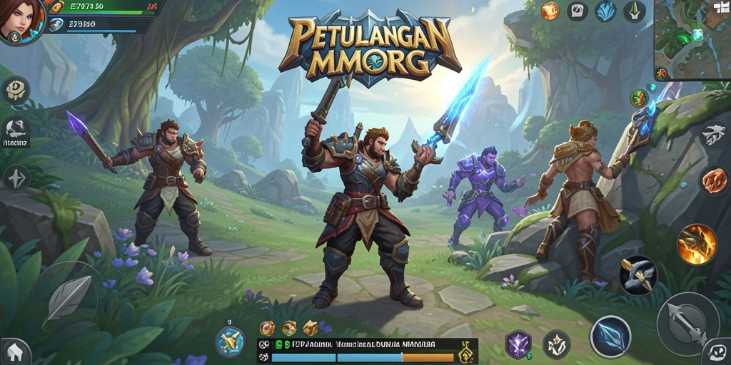 Tampilan gameplay mendalam dari 2739 yang penuh aksi MMORPG.