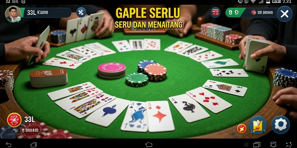 Tampilan menarik dari permainan Gaple 33L.