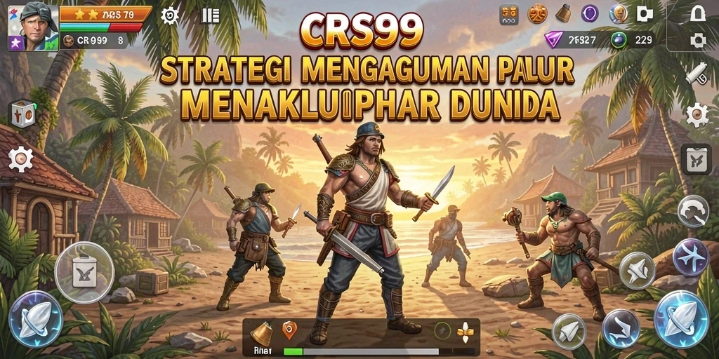 Tampilan gameplay mendebarkan dari CRS99, penuh strategi dan taktik.
