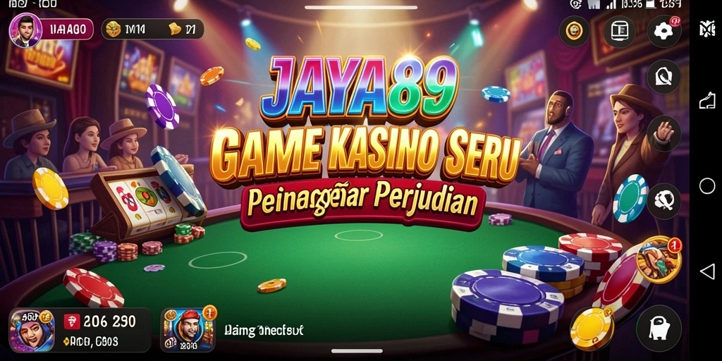 Screenshot utama JAYA89 menampilkan gameplay Kasino yang mengasyikkan.