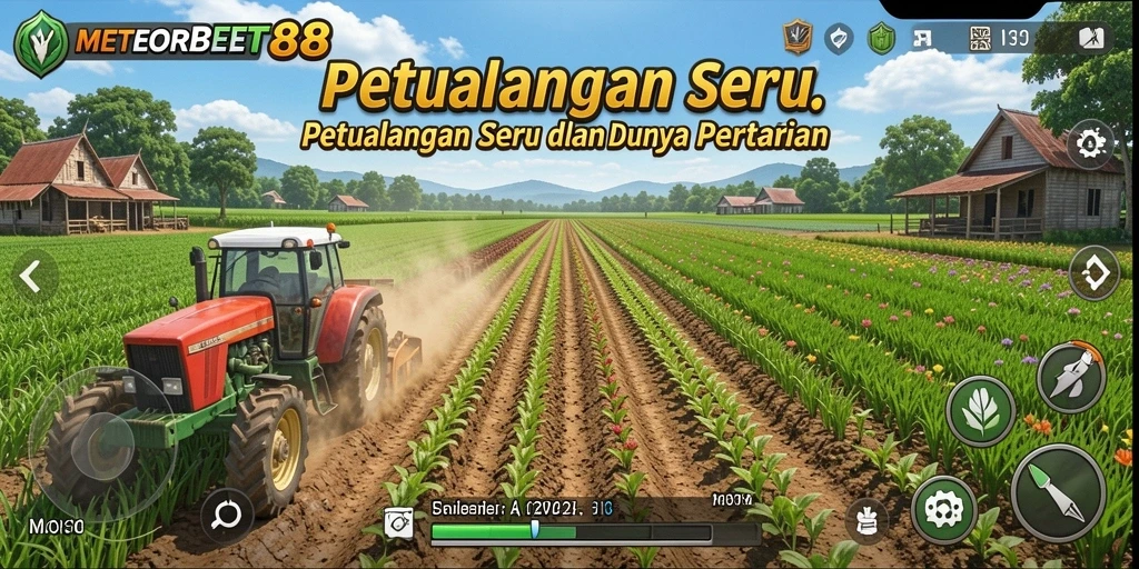 Gameplay menarik METEORBET88 dengan petualangan pertanian yang seru.