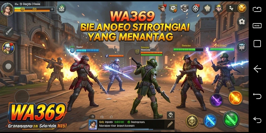 Screenshot menunjukkan aksi seru dan strategi cerdas dalam WA369.