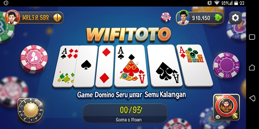 Tampilan gameplay seru di WIFITOTO dengan pemain yang bersaing.