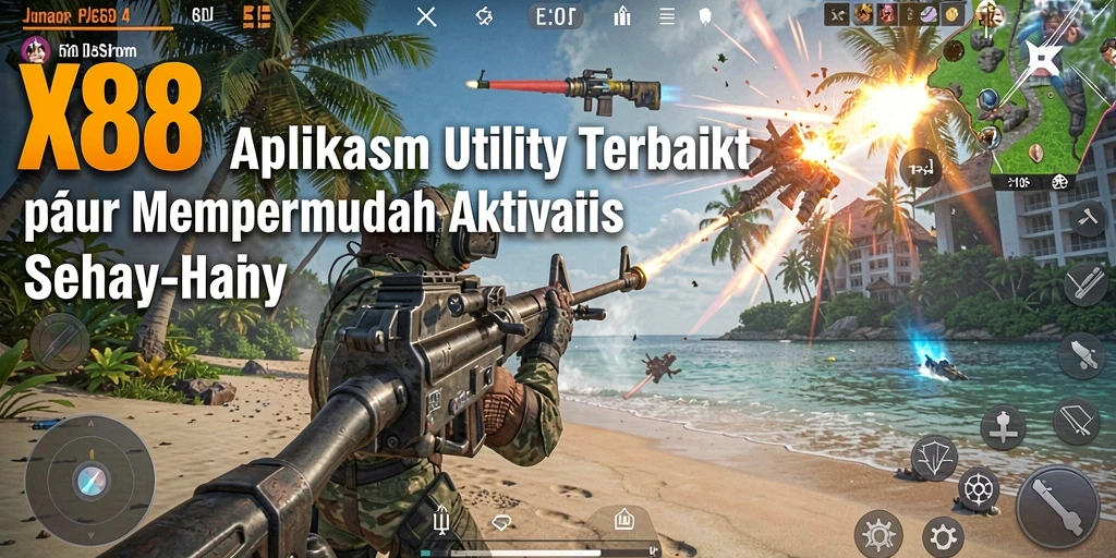 Tampilan antarmuka X88 yang modern dan intuitif.